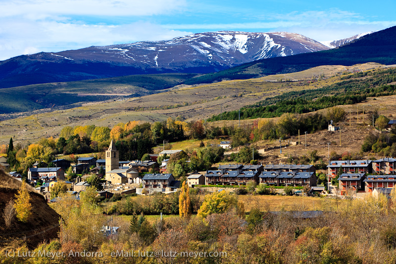 Autumn landscape of La Cerdanya, Catalunya