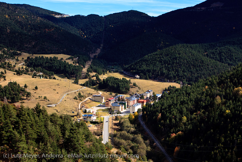 Autumn landscape of Serra Moixero, Cerdanya, Catalunya