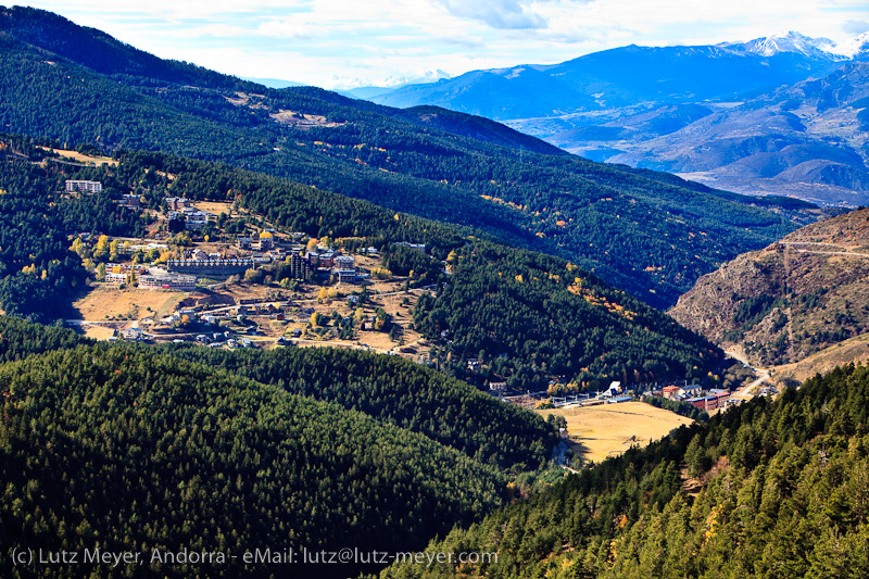 Autumn landscape of La Cerdanya, Catalunya