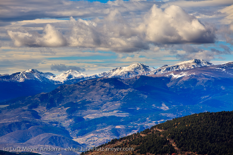 The Pyrenees, autumn landscape of La Cerdanya, Catalunya