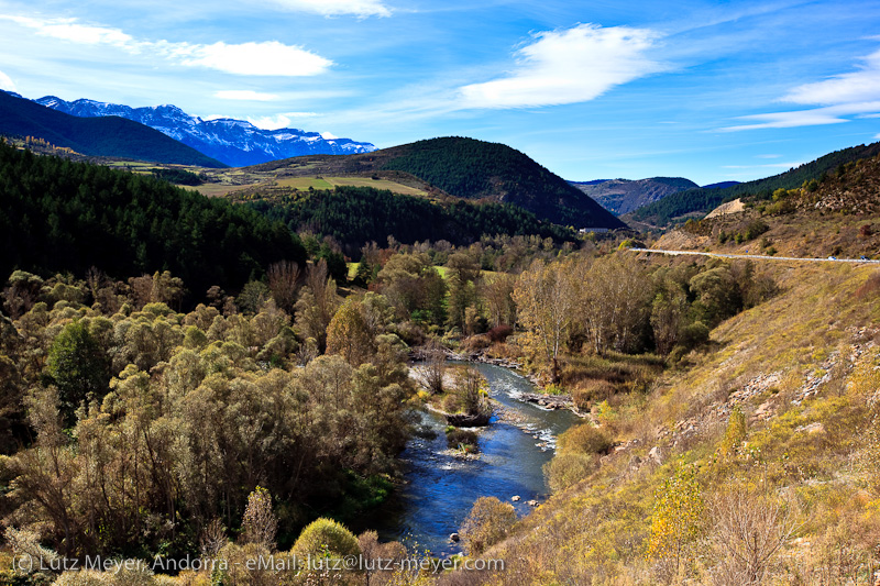 Autumn landscape of La Cerdanya, Catalunya