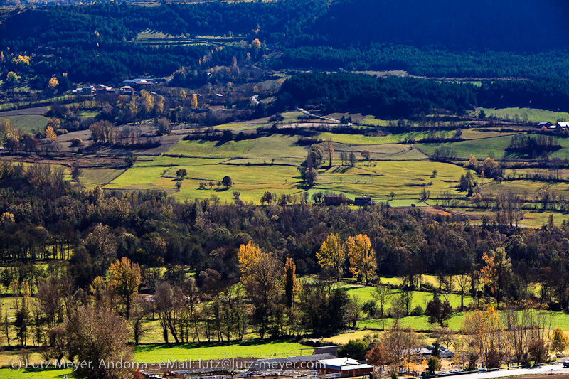 Autumn landscape of La Cerdanya, Catalunya